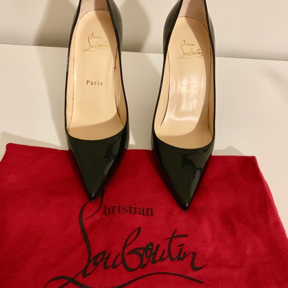 Christian Louboutin Patent Décolleté 100 (Kate)